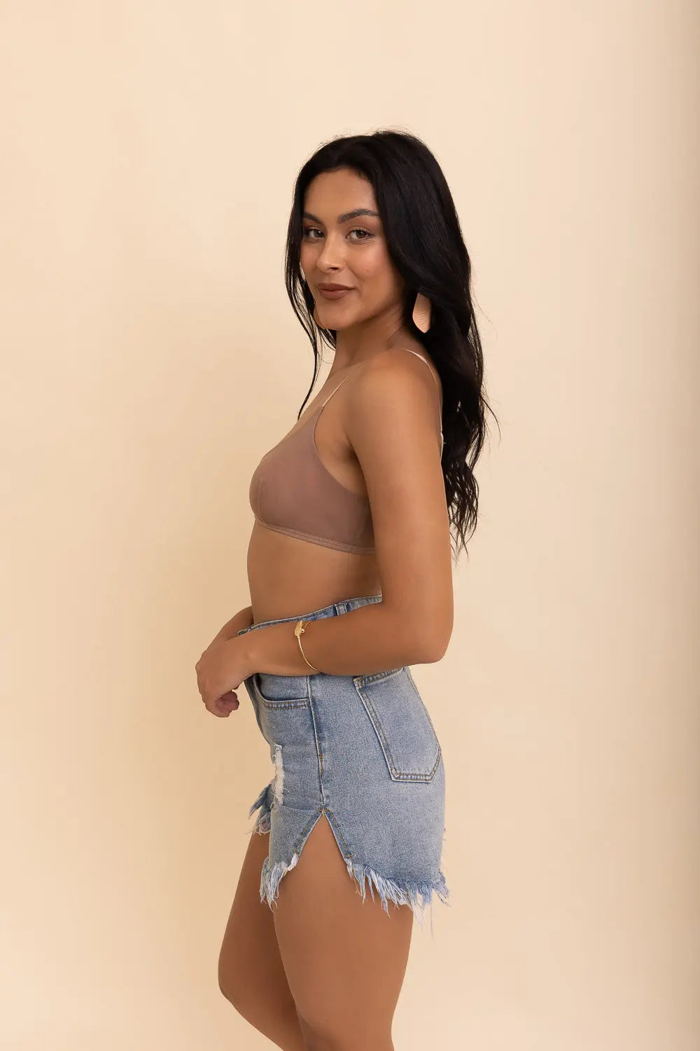 Sheer Mesh Basic Bralette - Boho Clothing and Accessories - Flyclothing LLC