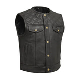 Shell Shock Men's Motorcycle Leather Vest (limited edition) - First Manufacturing Company - Flyclothing LLC