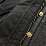 Shell Shock Men's Motorcycle Leather Vest (limited edition) - First Manufacturing Company - Flyclothing LLC