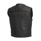 Shell Shock Men's Motorcycle Leather Vest (limited edition) - First Manufacturing Company - Flyclothing LLC