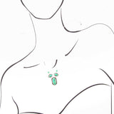 Shielded Lime Greeen Turquoise and Sterling SIlver Necklace - Barse Jewelry - Flyclothing LLC