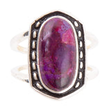 Shielded Purple Turquoise and Sterling Silver Ring - Barse Jewelry