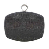 Shimmery Evening Clutch Bag Clasp Closure - Madeline Love - Flyclothing LLC