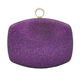 Shimmery Evening Clutch Bag Clasp Closure - Madeline Love - Flyclothing LLC