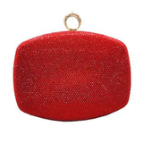 Shimmery Evening Clutch Bag Clasp Closure - Madeline Love - Flyclothing LLC