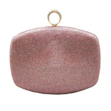 Shimmery Evening Clutch Bag Clasp Closure - Madeline Love - Flyclothing LLC