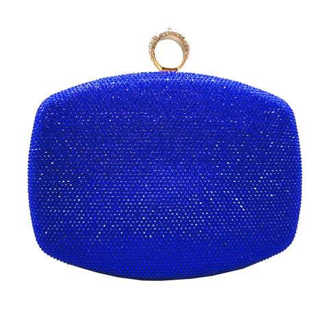 Shimmery Evening Clutch Bag Clasp Closure - Madeline Love - Flyclothing LLC