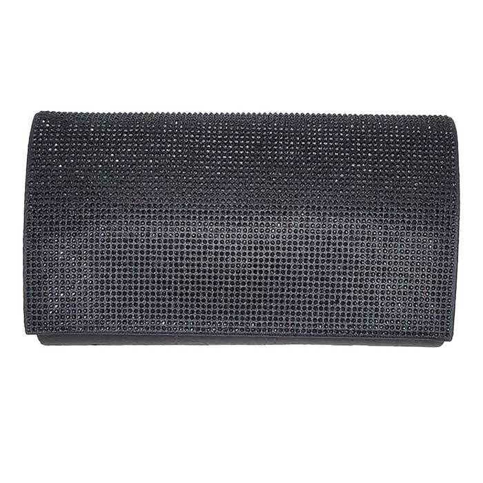 Shimmery Evening Clutch Bag One Inside Slip Pocket - Madeline Love - Flyclothing LLC