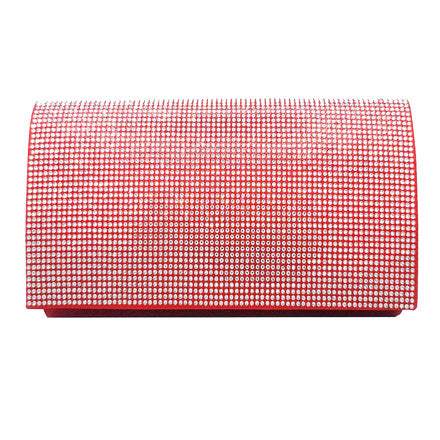 Shimmery Evening Clutch Bag One Inside Slip Pocket - Madeline Love - Flyclothing LLC