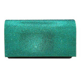Shimmery Evening Clutch Bag One Inside Slip Pocket - Madeline Love - Flyclothing LLC