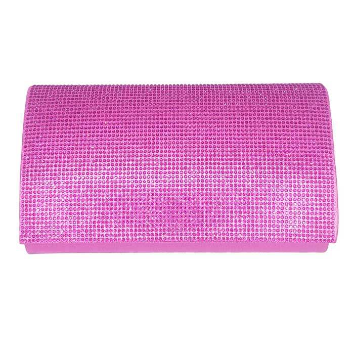 Shimmery Evening Clutch Bag One Inside Slip Pocket - Madeline Love - Flyclothing LLC