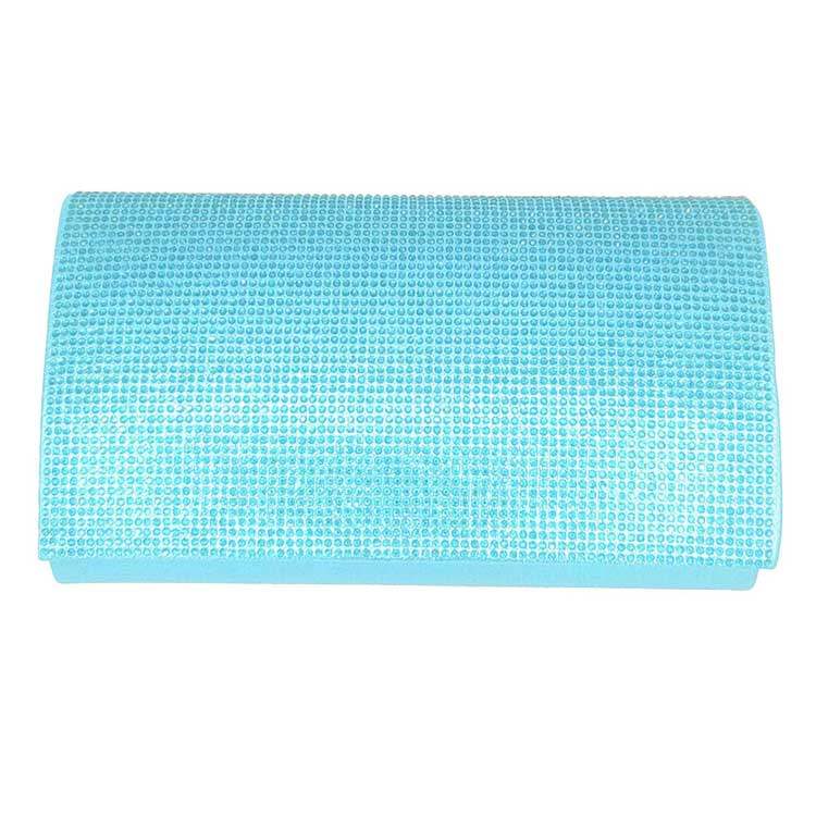 Shimmery Evening Clutch Bag One Inside Slip Pocket - Madeline Love - Flyclothing LLC