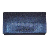 Shimmery Evening Clutch Bag One Inside Slip Pocket - Madeline Love - Flyclothing LLC