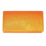 Shimmery Evening Clutch Bag One Inside Slip Pocket - Madeline Love - Flyclothing LLC