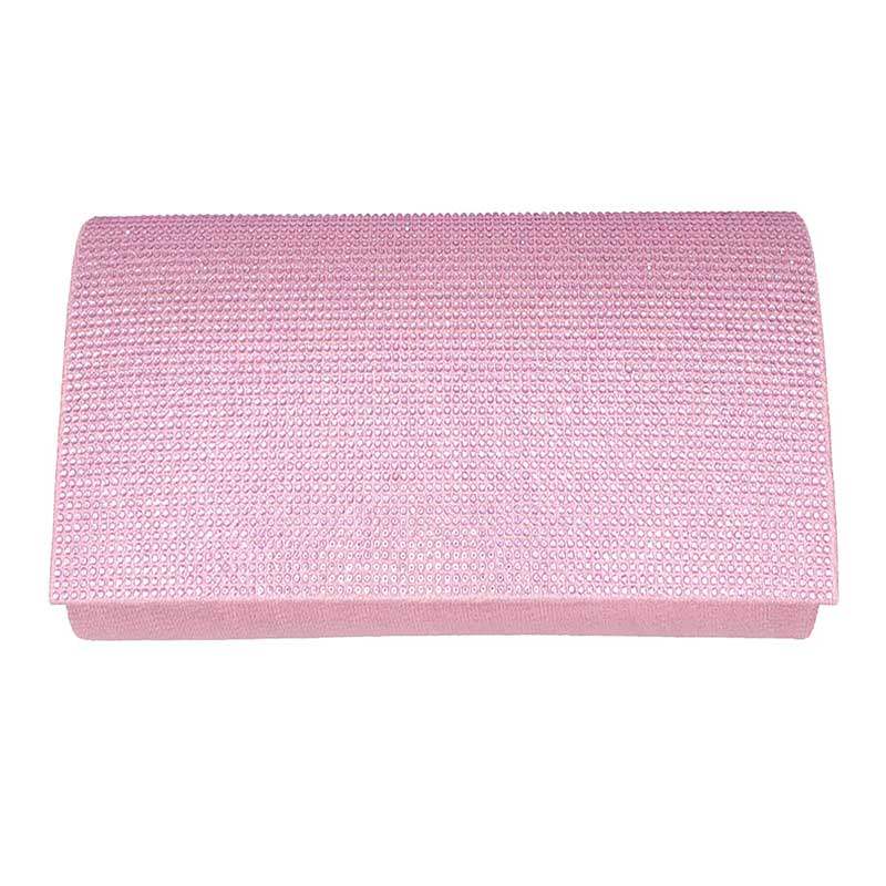 Shimmery Evening Clutch Bag One Inside Slip Pocket - Madeline Love - Flyclothing LLC