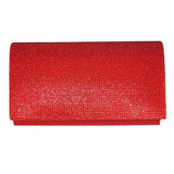 Shimmery Evening Clutch Bag One Inside Slip Pocket - Madeline Love - Flyclothing LLC