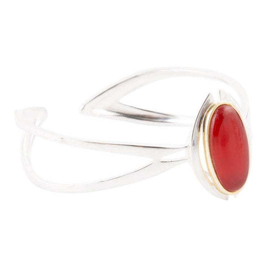 Shine Bright Carnelian Cuff Bracelet - Barse Jewelry - Flyclothing LLC