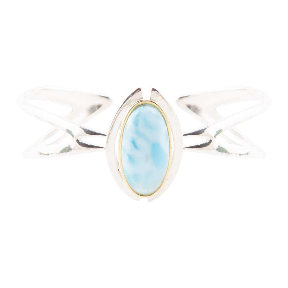 Shine Bright Larimar Cuff Bracelet - Barse Jewelry - Flyclothing LLC