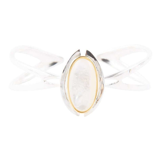 Shine Bright Mother of Pearl Cuff Bracelet - Barse Jewelry - Flyclothing LLC