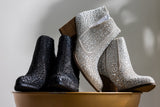 Shine Star Rhinestone Bootie in Black - Naughty Monkey