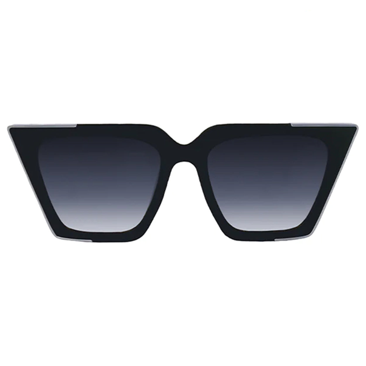 The CEO - Black Faded Black Lens Cateye Sunglasses - TopFoxx - Flyclothing LLC