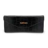 Black Faux Croco Hard Case - TopFoxx - Flyclothing LLC
