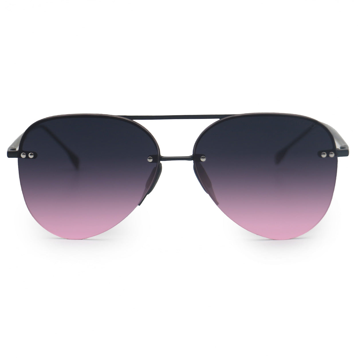 Smaller Megan 2 Faded Purple Pink - Tangle Free Aviator Sunglasses - TopFoxx - Flyclothing LLC