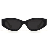 Kat x Money Moves - Black Cateye Sunglasses - TopFoxx - Flyclothing LLC