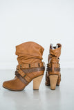 Short Change Booties in Tan - Naughty Monkey
