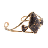 Shungite and Bronze Cuff - Barse Jewelry - Flyclothing LLC