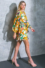 DARING HEART WOVEN MINI DRESS - Flying Tomato - Flyclothing LLC