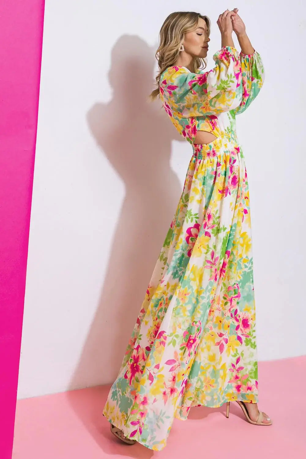 I AIN'T WORRIED WOVEN MAXI DRESS - Flying Tomato - Flyclothing LLC