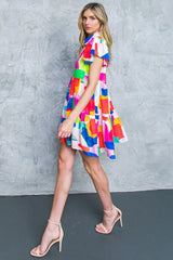 TEMPTING ME PRINT MINI DRESS - Flying Tomato - Flyclothing LLC