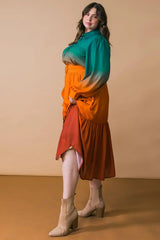 SHOW STOPPER WOVEN MIDI DRESS - Flying Tomato - Flyclothing LLC