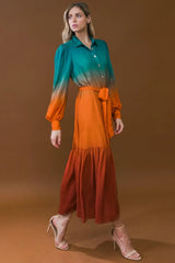 SHOW STOPPER WOVEN MIDI DRESS - Flying Tomato - Flyclothing LLC