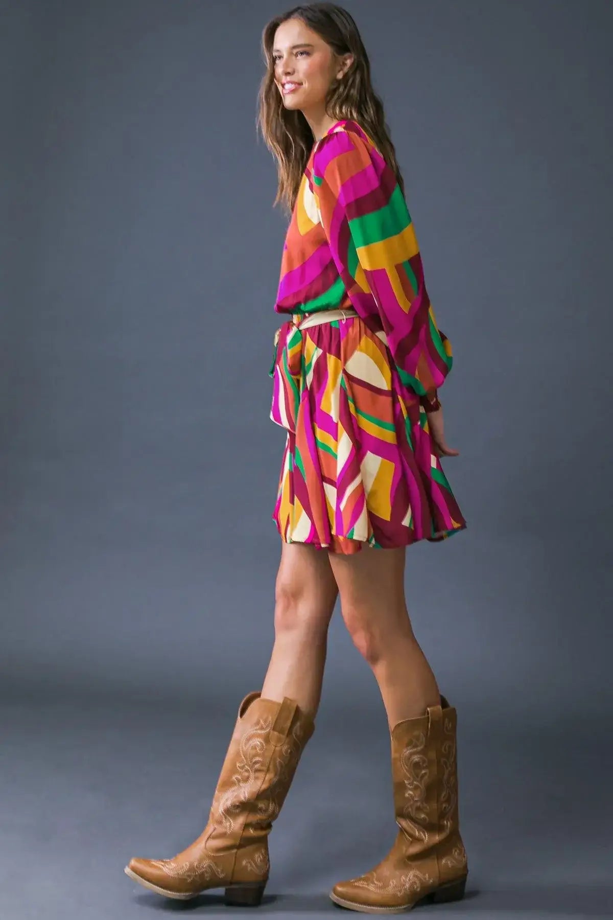 KEEP ON MOVING WOVEN MINI DRESS - Flying Tomato - Flyclothing LLC