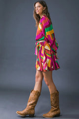 KEEP ON MOVING WOVEN MINI DRESS - Flying Tomato - Flyclothing LLC
