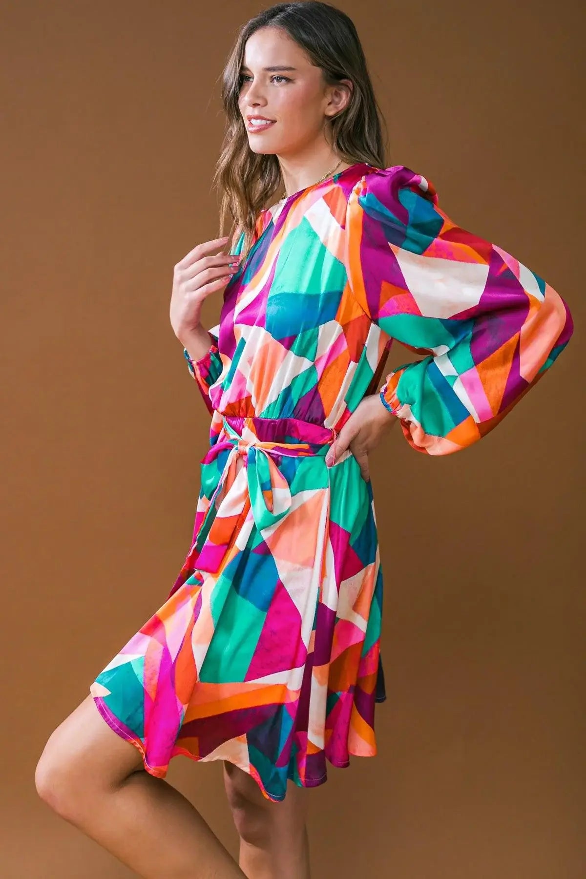 EXCITED FOR THIS WOVEN MINI DRESS - Flying Tomato - Flyclothing LLC