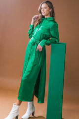 IT'S YOUR PLACE WOVEN MIDI DRESS - Flying Tomato - Flyclothing LLC
