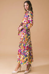 MY EYES ON YOU WOVEN MIDI DRESS - Flying Tomato - Flyclothing LLC