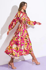 SEARCHING FOR THE ONE WOVEN MIDI DRESS - Flying Tomato - Flyclothing LLC
