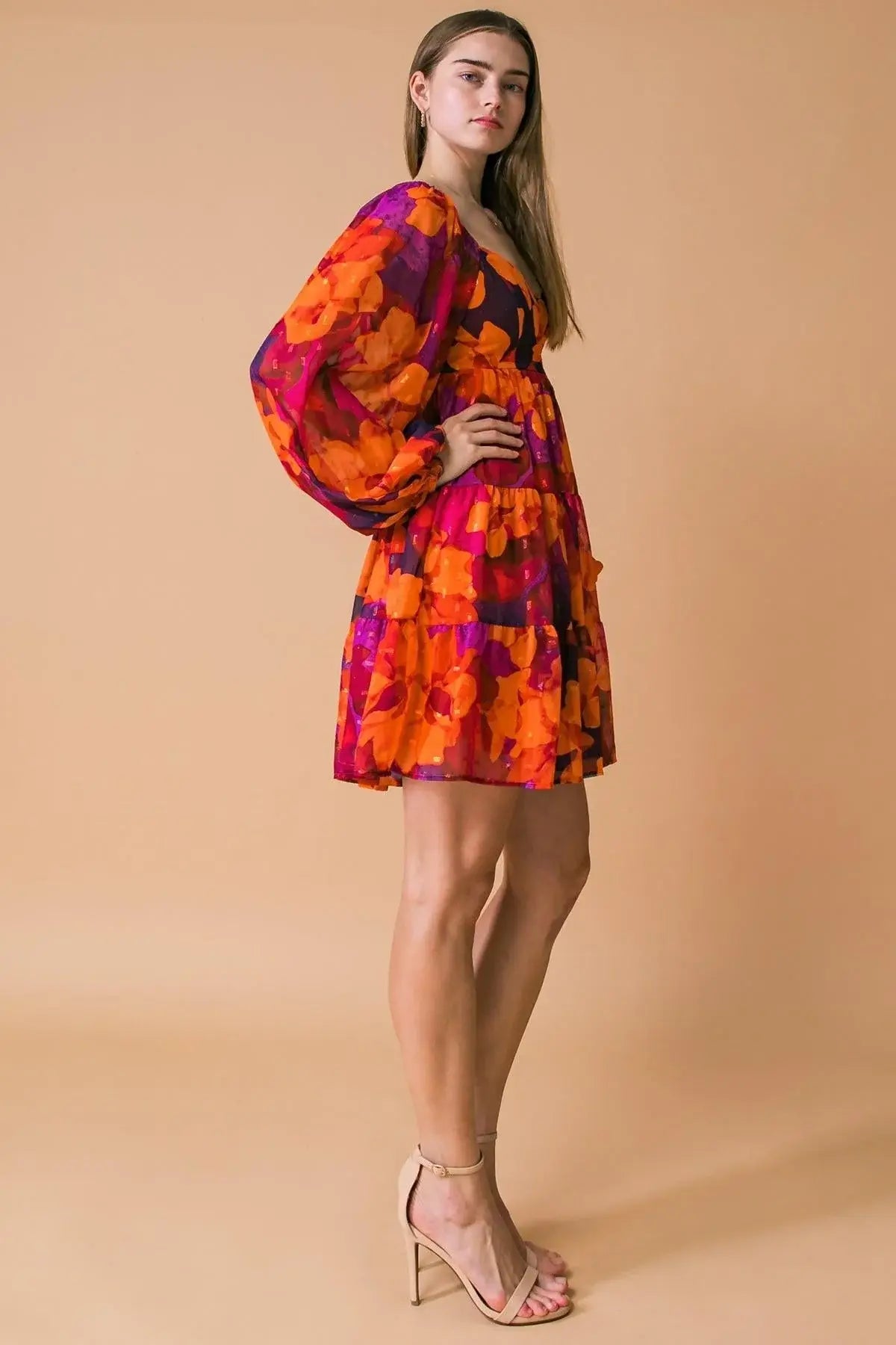 GOOD FLOWS TO ME WOVEN MINI DRESS - Flying Tomato - Flyclothing LLC