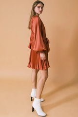 GAME CHANGER WOVEN MINI DRESS - Flying Tomato - Flyclothing LLC