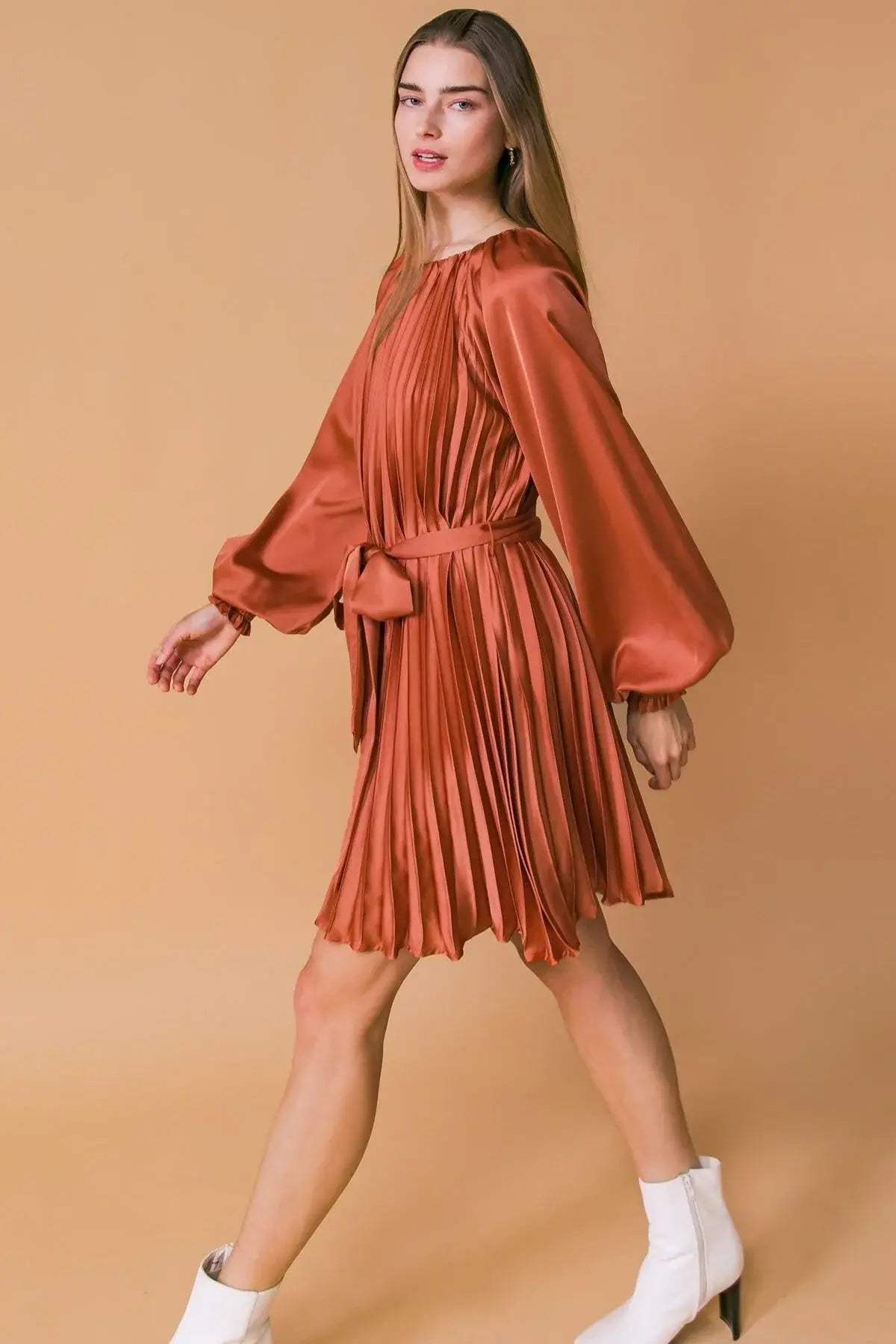 GAME CHANGER WOVEN MINI DRESS - Flying Tomato - Flyclothing LLC