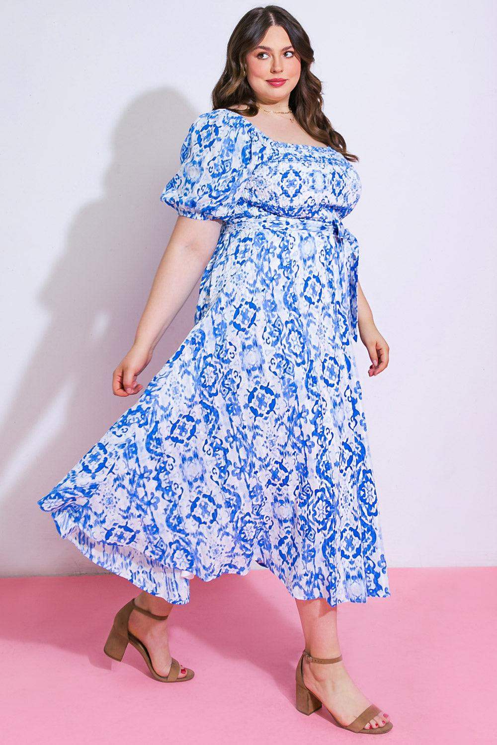 GOTTA GET GOING WOVEN MIDI DRESS - Flying Tomato - Flyclothing LLC
