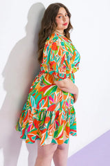 TIME TO START WOVEN MINI DRESS - Flying Tomato - Flyclothing LLC