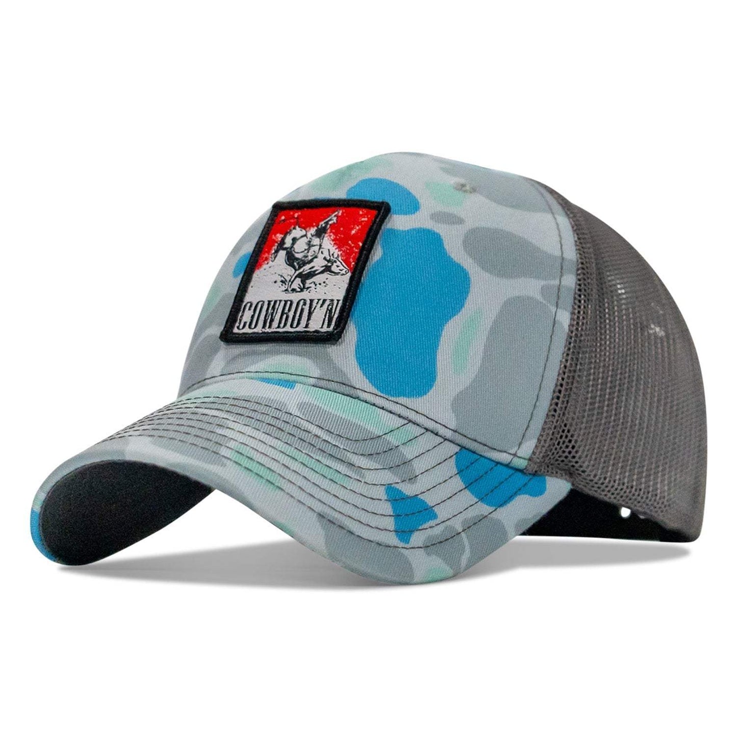 Cowboy'n Patch Mesh Snapback Hat - DIRTY COWBOY USA - Flyclothing LLC