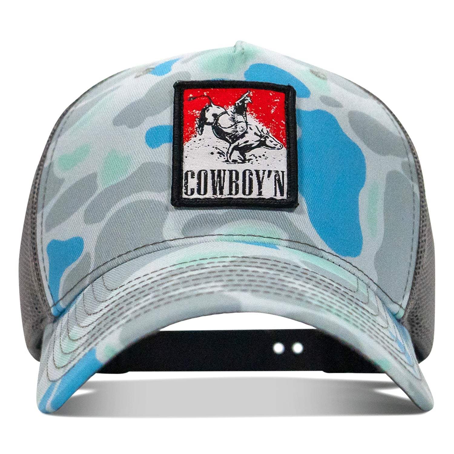 Cowboy'n Patch Mesh Snapback Hat - DIRTY COWBOY USA - Flyclothing LLC