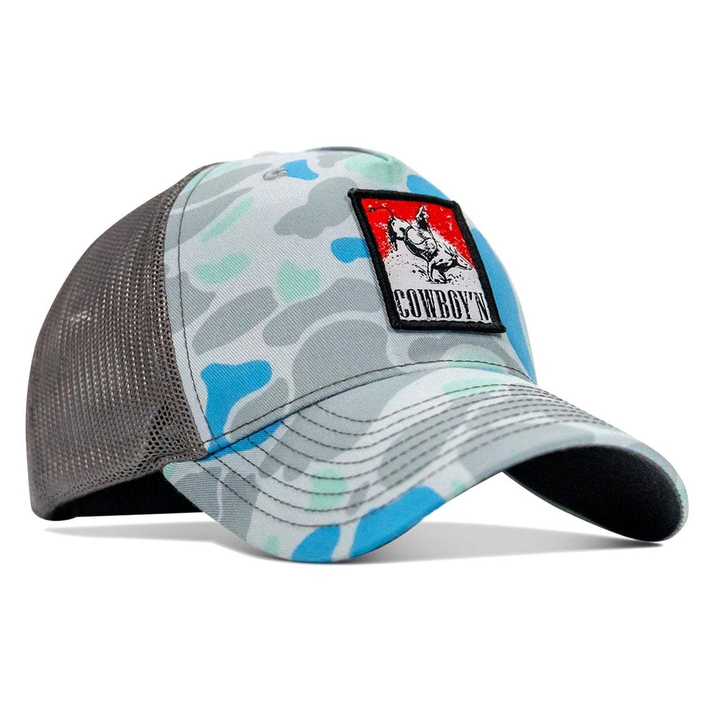 Cowboy'n Patch Mesh Snapback Hat - DIRTY COWBOY USA - Flyclothing LLC