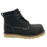 adtec speedster mens 6 moc toe black leather composite toe waterproof puncture resistant eh slip resistant 9264